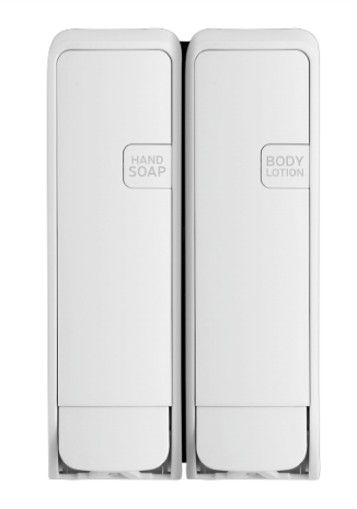 EZ Shower Duo White-White Dispenser