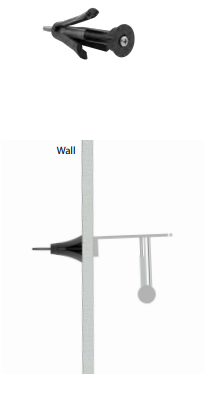 WingIts - INFINITE Elegance™ Double Horizontal Toilet Paper Holder with Shelf - Installation