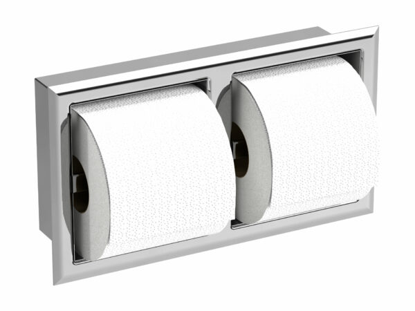 WingIts - Recessed Double Toilet Paper Holder