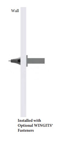 WingIts - SHEER Squared™ GRAND Pivoting Toilet Paper Holder - Installation
