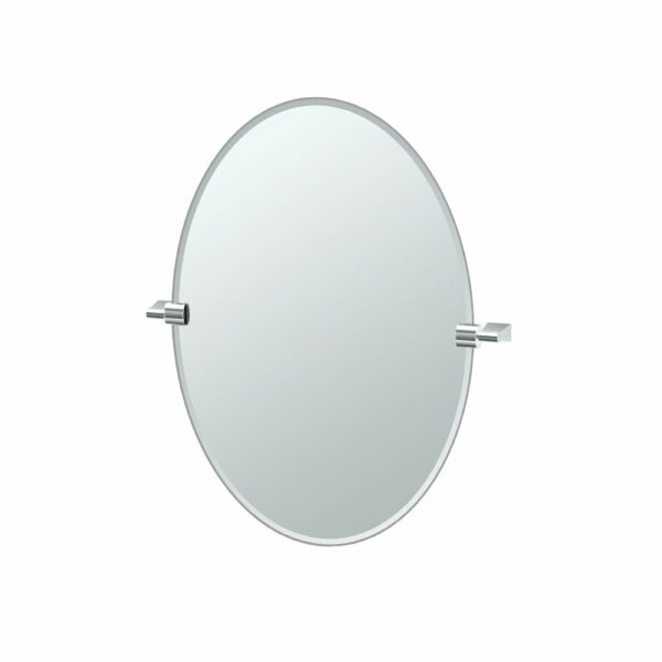 Gatco - Bleu Oval Mirror - Size Small - Chrome