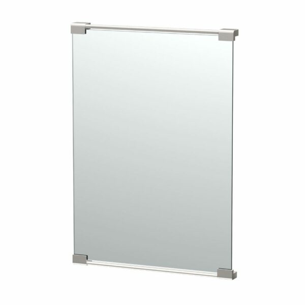 Gatco - Fixed Mount Décor Mirrors - Size Large - Vertical - Satin Nickel
