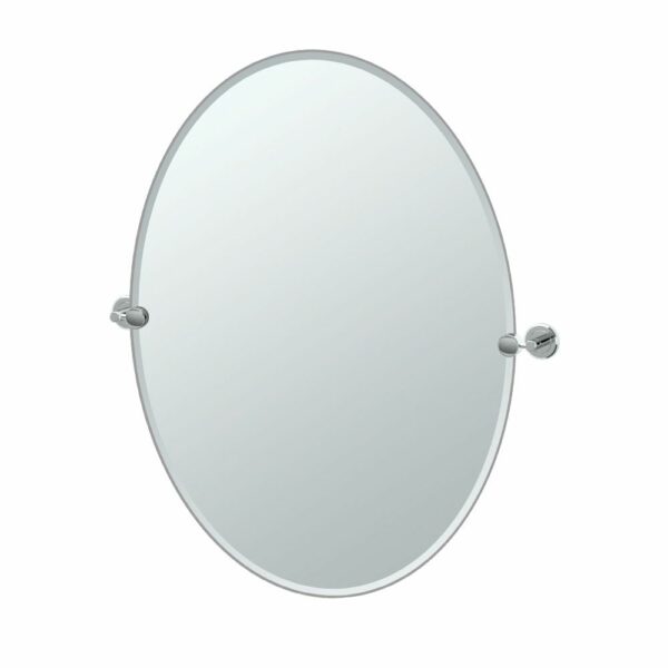 Gatco - Latitude² Oval Mirror - Size Large - Chrome