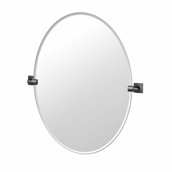 Gatco - Waterline Oval Mirror - Size Large - Matte Black