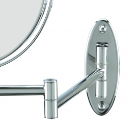 Conair - Conair® Wall-Mount Mirror - Hinge - Polished Chrome