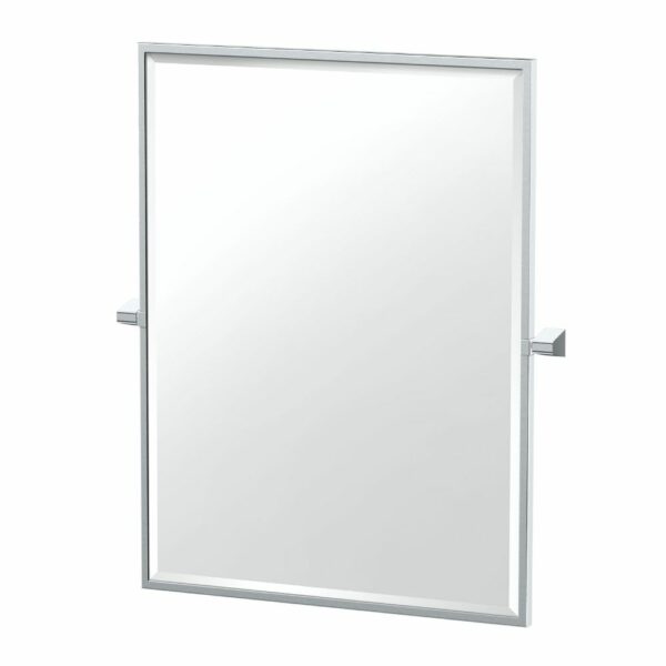 Gatco - A-Line Framed Rectangle Mirror - Size Large - Chrome