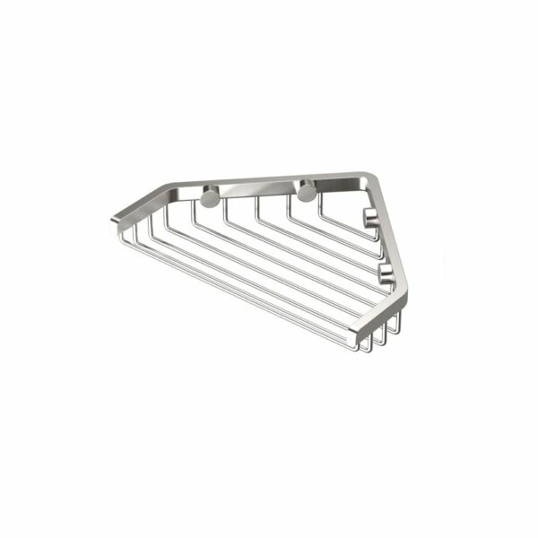 Gatco - Corner Shower Baskets - 7 Inches - Satin Nickel