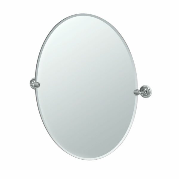 Gatco - Designer II Oval Mirror - Size Large - Chrome