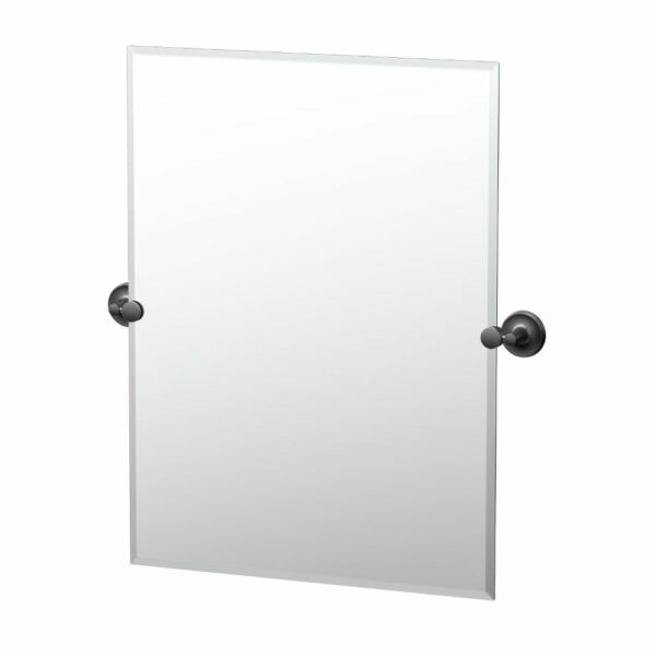 Gatco - Designer II Rectangle Mirror - Size Large - Matte Black
