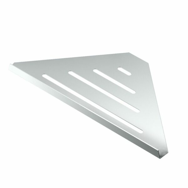 Gatco - Elegant Corner Shelves - Triangle - Size Large - Chrome