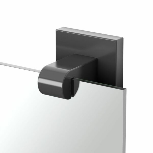 Gatco - Elevate Minimalist Mirror - Matte Black - Wall Hanger