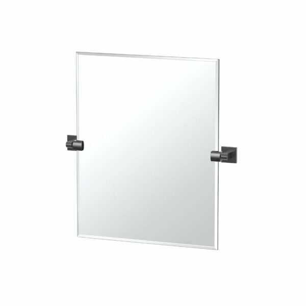 Gatco - Elevate Rectangle Mirror - Size Small - Matte Black