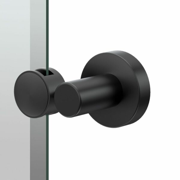 Gatco - Glam Oval Mirror - Matte Black - Wall Hanger