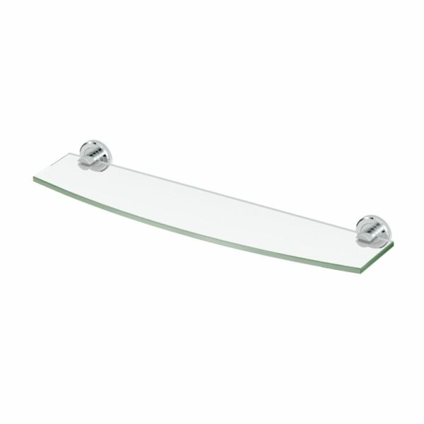 Gatco - Latitude² Glass Shelf Rounded - Chrome