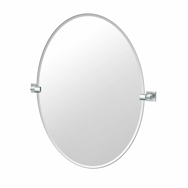 Gatco - Mode Oval Mirror - Size Large - Chrome