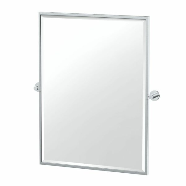 Gatco - Reveal Framed Rectangle Mirror - Size Large - Chrome