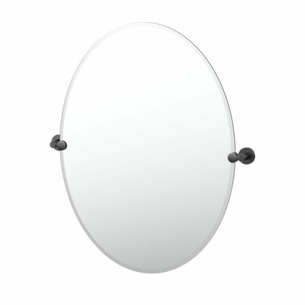 Gatco - Reveal Oval Mirror - Size Large - Matte Black