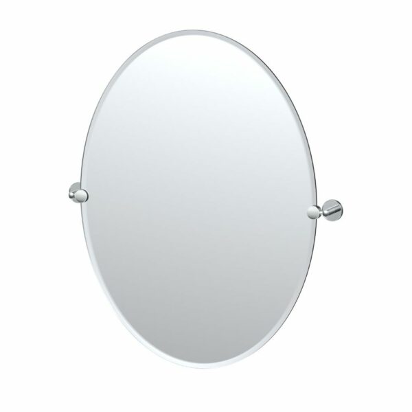 Gatco - Sky Oval Mirror - Size Large - Chrome