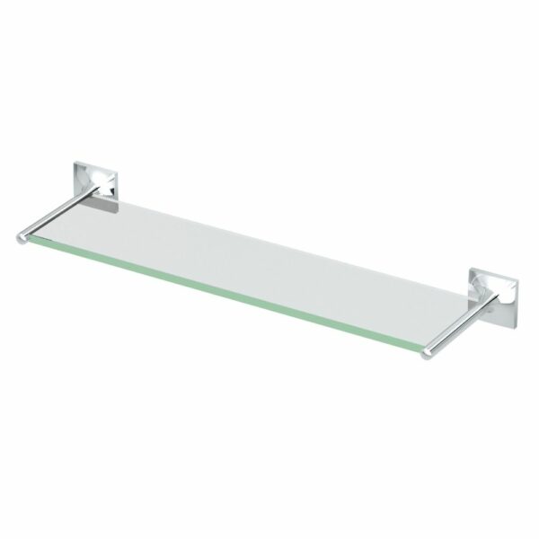 Gatco - Waterline Glass Shelf - Rectangular - Chrome