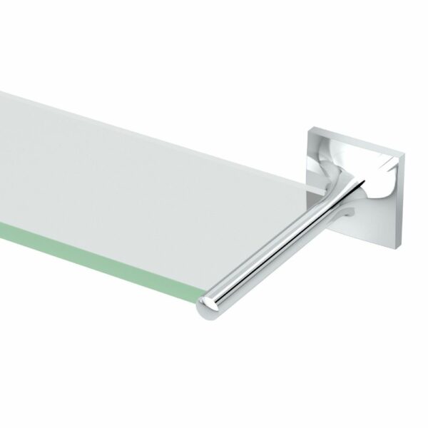 Gatco - Waterline Glass Shelf - Rectangular - Detail - Chrome