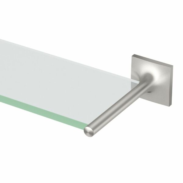 Gatco - Waterline Glass Shelf - Rectangular - Detail - Satin Nickel