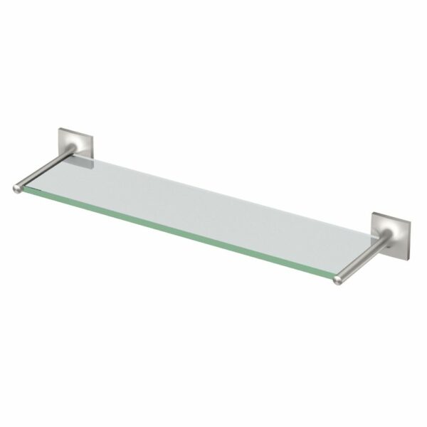 Gatco - Waterline Glass Shelf - Rectangular - Satin Nickel