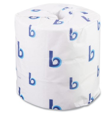 Boardwalk - 2-Ply Toilet Tissue, Septic Safe, White, 4.5 x 4.5, 500 Sheets per Roll, 96 Rolls per Carton