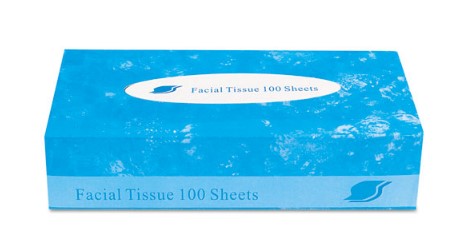 GEN - Boxed Facial Tissue - 2-Ply - White - 100 Sheets per Box - 30 Boxes per Carton