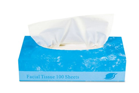 GEN - Boxed Facial Tissue - 2-Ply - White - 100 Sheets per Box - 30 Boxes per Carton_2