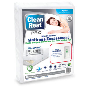 CleanBrands - CleanRest Pro Mattress Encasement - Queen